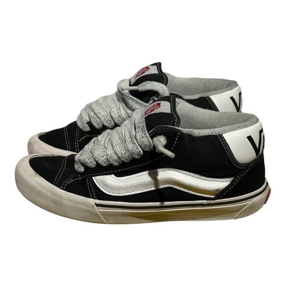 Vans Sk8-Hi Black MTE Mid Suede Canvas Women's 7.5 Skate Shoes Retro Sneakers - Picture 4 of 8